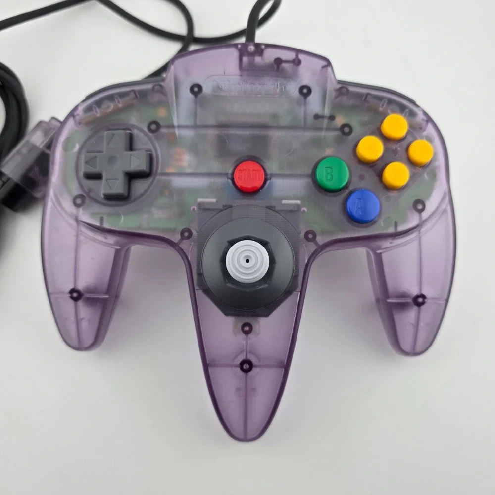Nintendo 64 N64 Controller Atomic Purple Translucent OEM Excellent Nostalgia